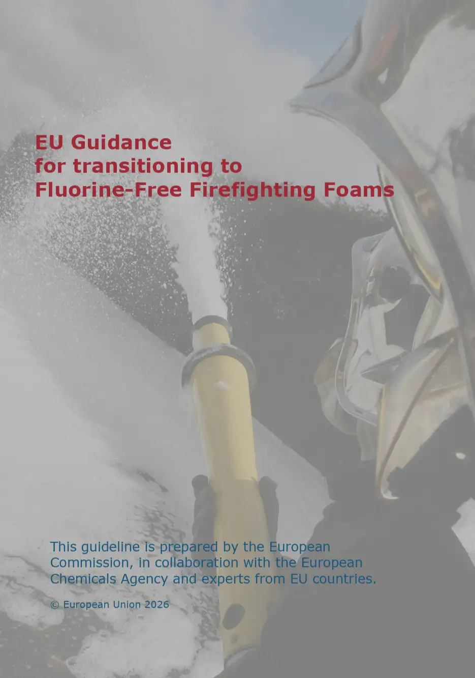 EU Guidance &nbsp;for transitioning to &nbsp;Fluorine-Free Firefighting Foams&nbsp;